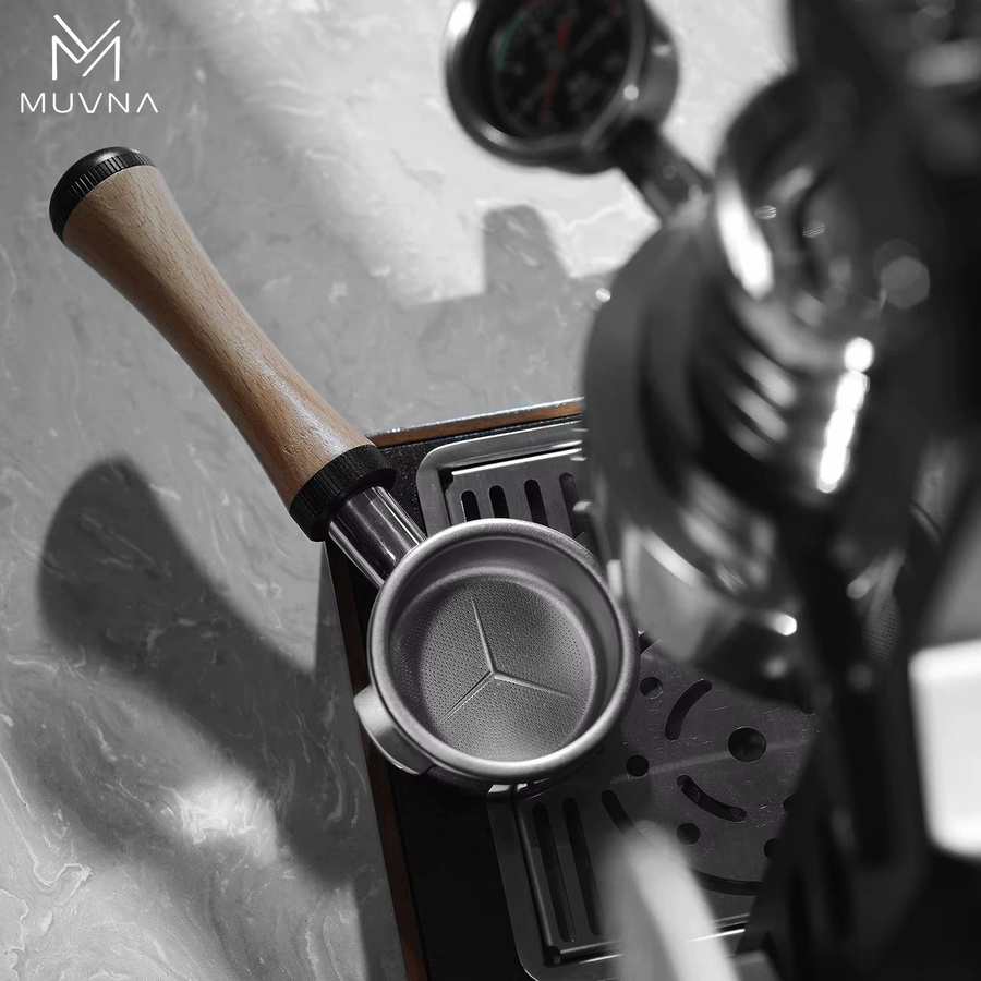Muvna Titan Ants Präzisionsfilterkorb für Espresso, 58 mm, Silber, 18 g - Bild 5