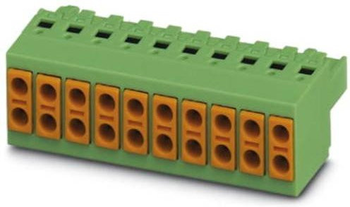 Phoenix Contact Buchsengehäuse-Kabel TVFKC in Grün, 50 Stück, Rastermaß: 5 mm - Bild 1
