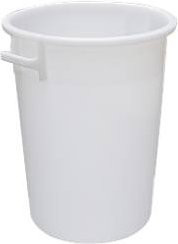 Stapelbare Tonne aus HDPE von Schäfer Shop, 100 Liter, natur - Bild 1