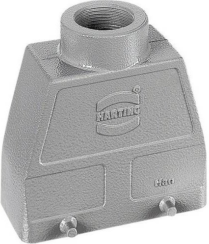 HARTING Tüllengehäuse Han 16B-gg-21 09300160420 in Grau aus Kunststoff - Bild 1