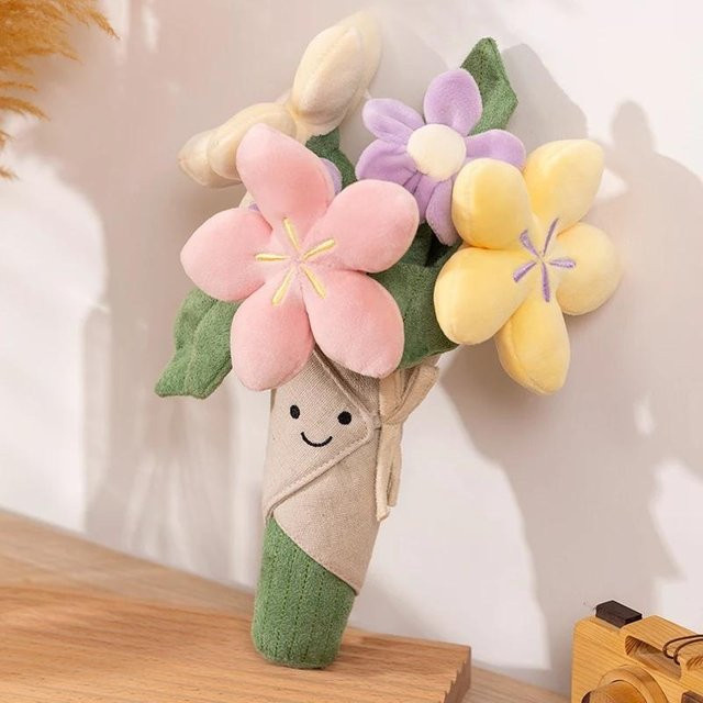 Kidsly Süße Blume Plüsch Bouquet Puppe, Plüsch / Textil, ab 14 Jahre - Bild 1
