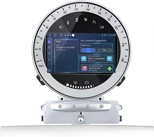 Junsun 7 Zoll Autoradio für BMW MINI R60 (2007 bis 2014) mit 6GB RAM, 128GB Speicher, 4G SIM, CarPlay und Android Auto - Bild 1