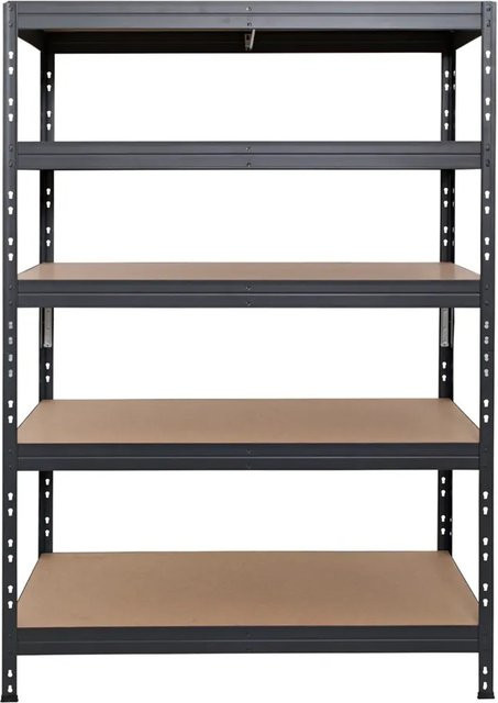 Ar Shelving Rivet Schwerlastregal mit 5 Böden in Anthrazit, H x B x T: 180 x 120 x 45 cm - Bild 1