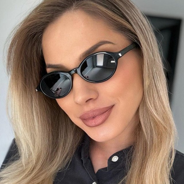Kunkka coco Sonnenbrille, oval, Vollrand, Kunststoff, schwarz, Damen - Bild 1