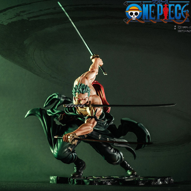 Bandai One Piece Roronoa Zoro Actionfigur, 10cm, Einzelfigur - Bild 1
