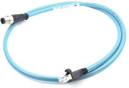 Molex 1300480015 Sensor-Aktor-Steckverbinder für Ethernet/LAN in Petrol und Blau - Bild 1