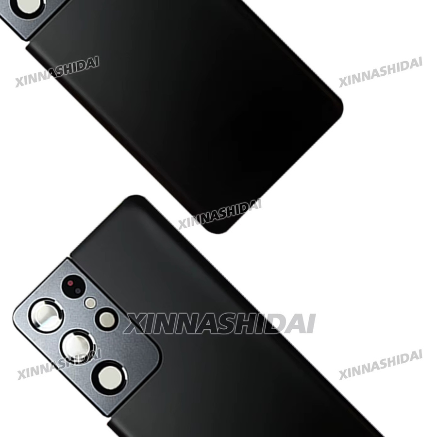 UNAZIPCA Ersatzgehäuse für Samsung Galaxy S21 Ultra mit Batterie-Rückabdeckung aus Glas und Kamera-Rahmen in Weiß - Bild 4