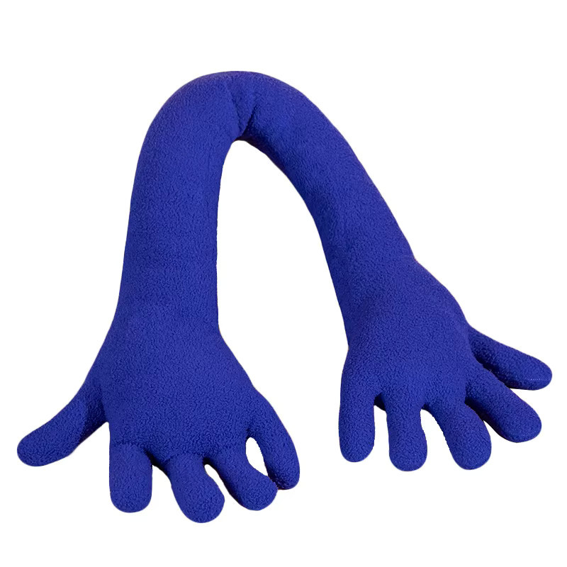 YUZHINUO Kreative Hand Form Plüsch Kissen, Bunt / Mehrfarbig, Weiß - Bild 3