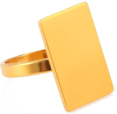 YULIN Ring Edelstahl, Gold, Damen - Bild 1