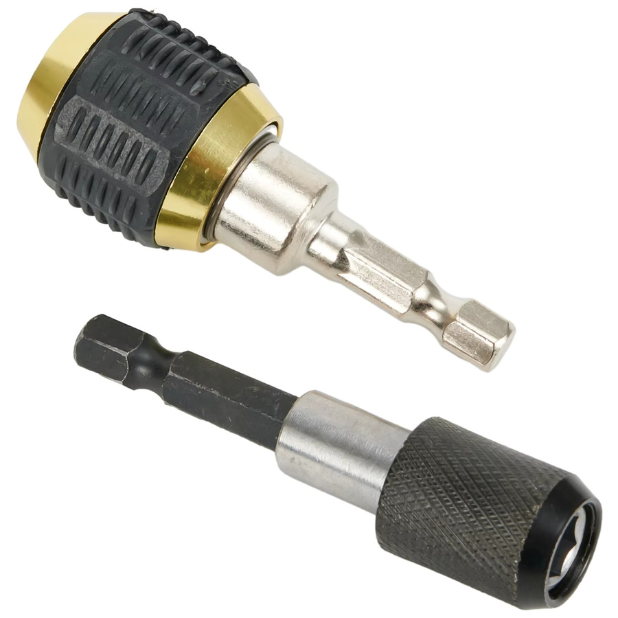 DAZZLEEX 2er Set Keyless Bohrfutter Adapter mit Sechskantschaft, Schwarz, Länge: 60 mm - Bild 4