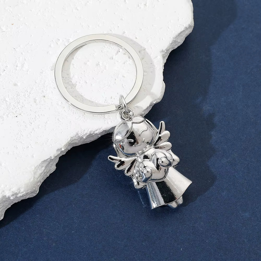 Schlüsselanhänger Schutzengel, Metall, Unisex - Bild 3