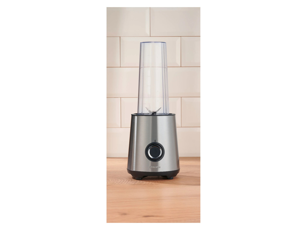 SILVERCREST Smoothie-Maker EDS SSME 300 B1 in Schwarz und Edelstahl mit 300 W Leistung - Bild 2