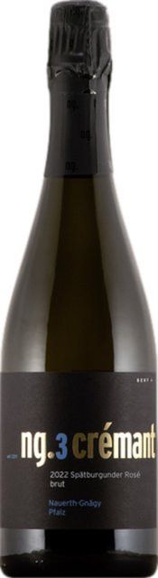 Weingut Nauerth-Gnägy Crémant Spätburgunder Rosé, Pfalz, 2022, Brut, 0,75 l - Bild 1