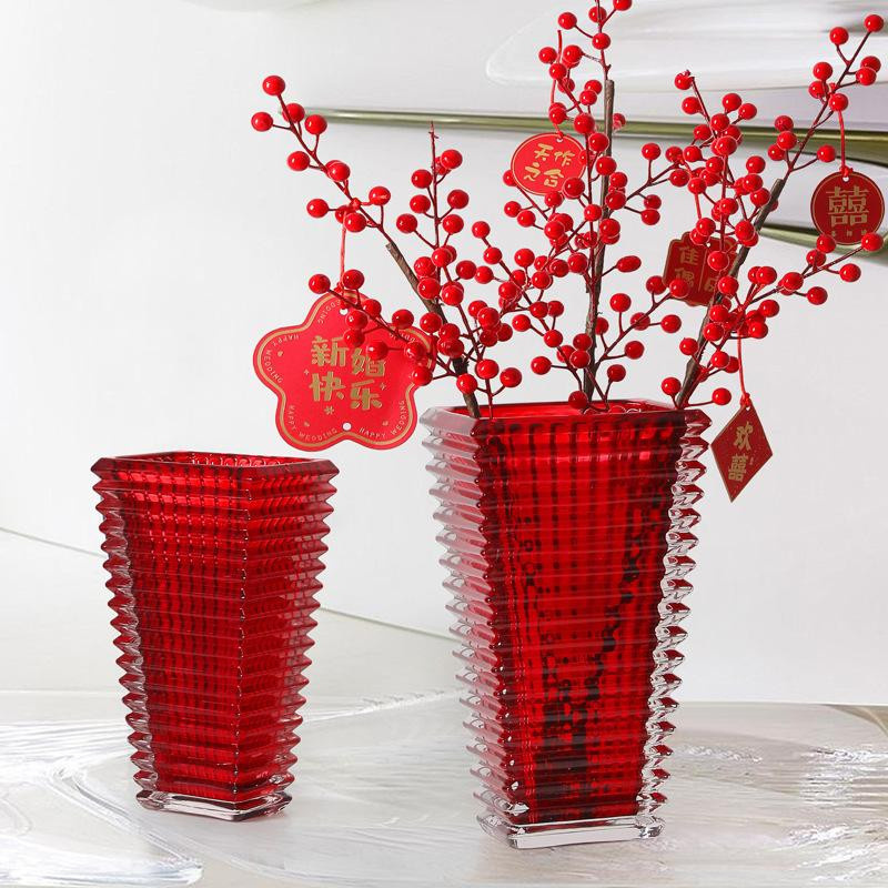 Elegante Kristallglas-Vase in Square-Form, transparent, Höhe: 23 cm - Bild 4