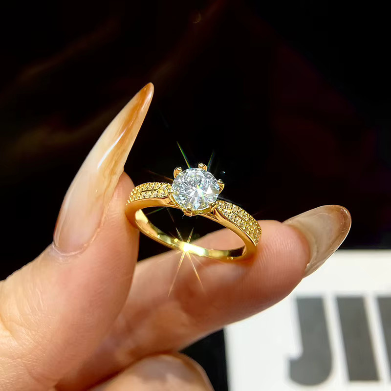 Ring 925 Silber, Moissanit, Damen - Bild 2