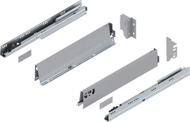 Blum Tandembox antaro M Vollauszug mit Blumotion Soft-Close, Grau, Tiefe: 450 mm, Tragkraft: 65 kg - Bild 1