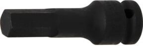 BGS Kraft-Bit-Einsatz 5481-M14 in Schwarz mit 12,5 mm (1/2") Innenvierkant-Antrieb und 14 mm Innensechskant - Bild 1