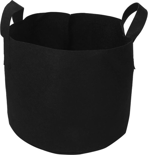CosyHome Pflanzsack für Gemüse und Blumen in Schwarz, B: 30 cm, H: 35 cm - Bild 1
