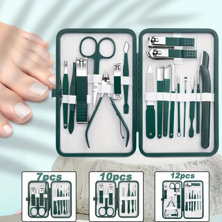 Ouriner Nagelknipser und Pediküre-Set, Edelstahl, Unisex - Bild 3