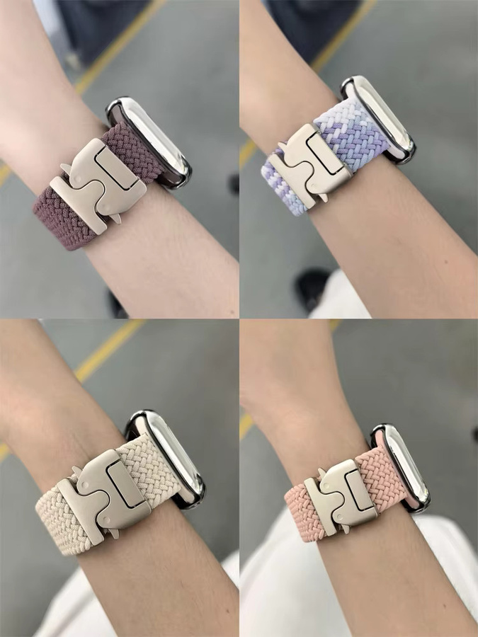 NEY Uhrenarmband Textil, Weiß, Unisex - Bild 2