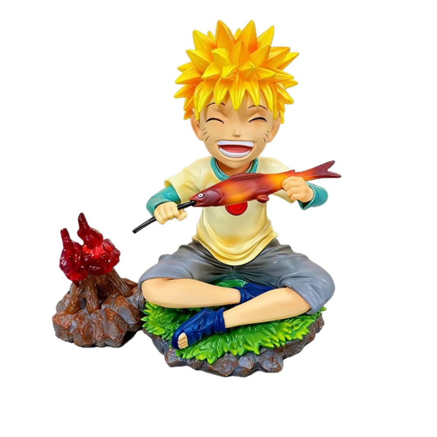Bandai Naruto Fisch Essendes Naruto Spiral-Naruto-Szene Modell, Desktop-Ornament - Bild 4