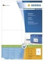 Herma Universaletiketten weiß A6 B: 10,5 cm, H: 14,8 cm - Bild 1