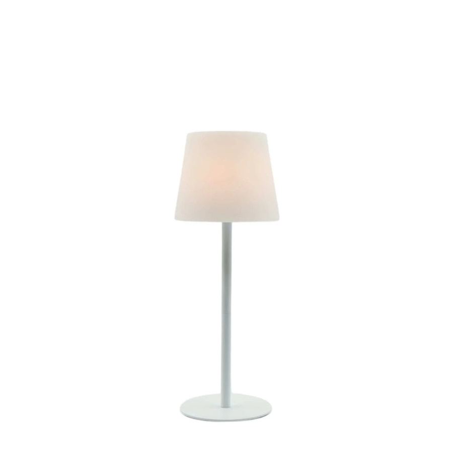 Mansion atmosphere Alto Solar-Tischleuchte für draußen und drinnen, weiß, dimmbar, Höhe: 40 cm - Bild 1