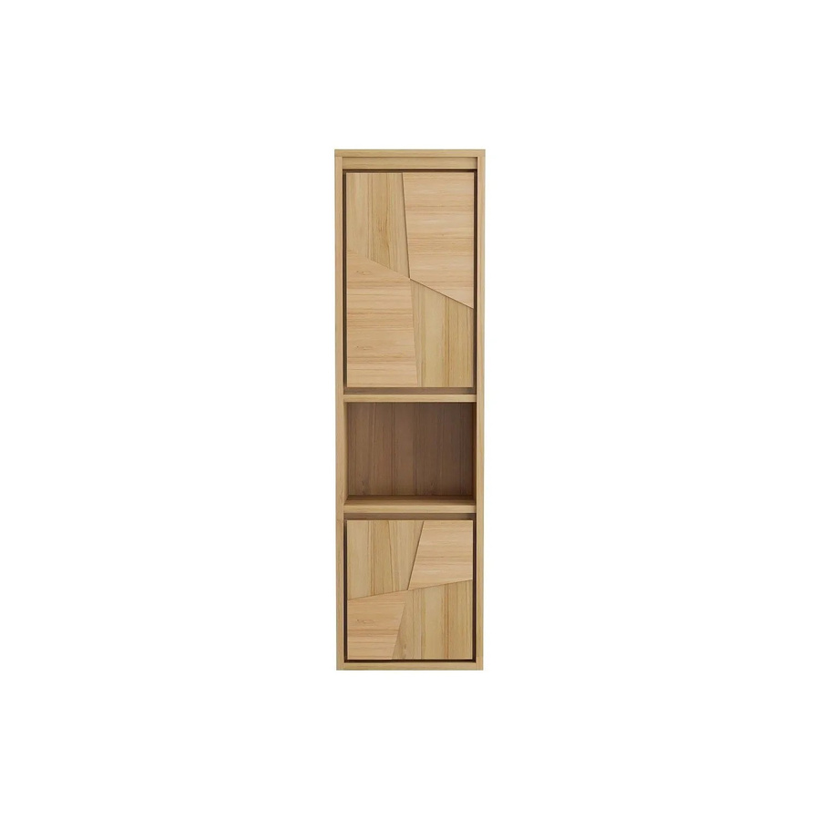 Vente-unique Badschrank Sumbawa aus Teakholz Massivholz in Beige, B/T/H: 40 x 35 x 140 cm - Bild 2