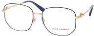Dolce&Gabbana DG 1356 Korrektionsbrille, Vollrand, Quadratisch, Metall, Damen, blau, gold - Bild 1