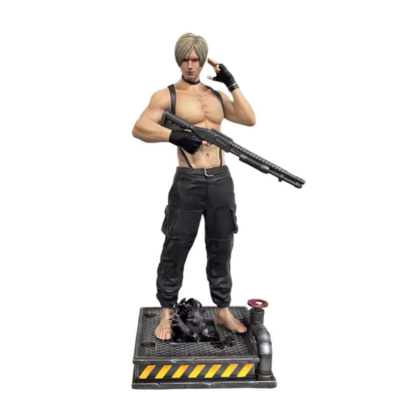 Bandai Leon S. Kennedy GK-Figur der 3. Generation aus Resident Evil, mehrfarbige Anime-Spielfigur zur Desktop-Dekoration - Bild 3