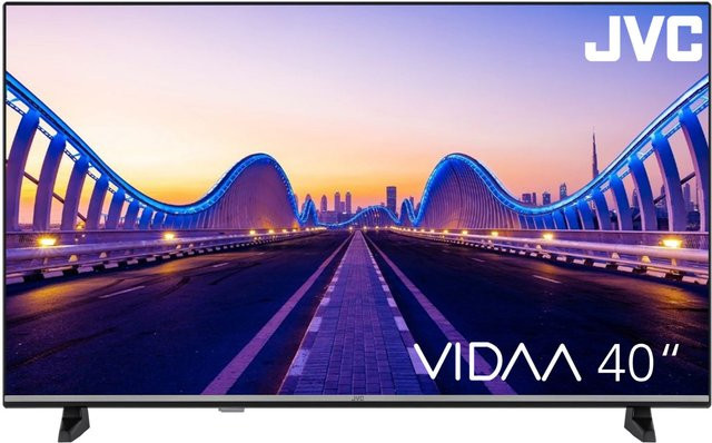 JVC Smart-TV LT-40VDF5455 mit 100 cm (40 Zoll) LCD-LED-Technik in Schwarz, Full HD, mit Wi-Fi, Ethernet/LAN, HDMI und USB-A - Bild 1