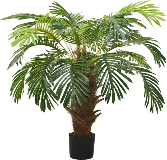 vidaXL Künstliche Palme Cycas in Grün mit Topf, Höhe: 90 cm - Bild 1