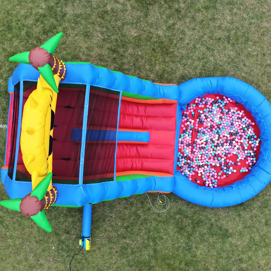 Commerci Aufblasbare Hüpfburg-Wasserrutsche, Outdoor-Spielzeug - Bild 5