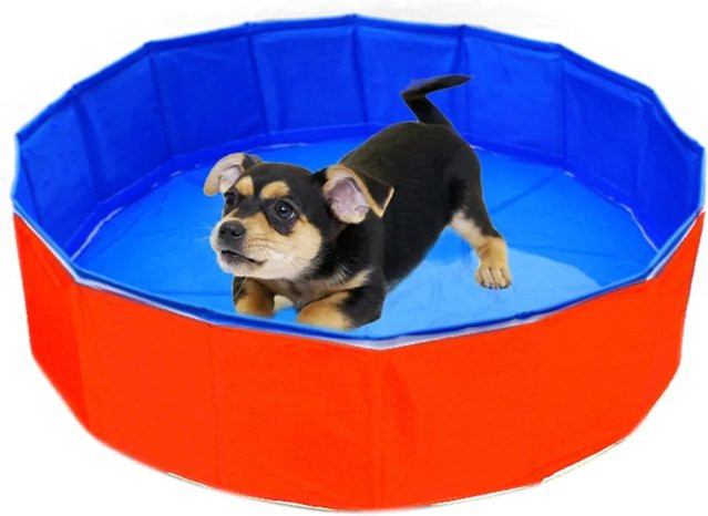 Heim Outdoor Hundepool für draußen Durchmesser: 80 cm, Höhe: 20 cm - Bild 1