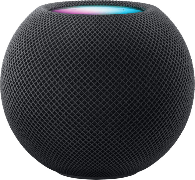 Apple HomePod mini Smart Speaker Schwarz mit Wi-Fi und Apple HomeKit Unterstützung - Bild 1