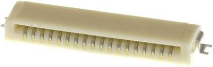 Molex Buchsenleiste Standard Weiß, 18 Polzahl, Rastermaß: 1,00 mm - Bild 1