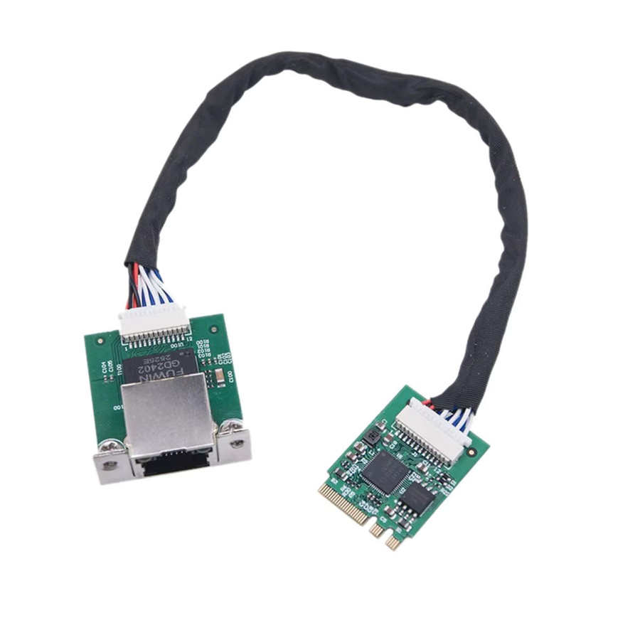 M.2 A+E 2,5 GbE Ethernet-Adapter I226-V Multi-Gig Netzwerkkarte für Industrial Control und Server NGFF 2230 - Bild 2