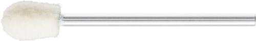 PFERD Filzpolierstifte Tropfenform mittelhart, Durchmesser: 6 mm, Schaft-Durchmesser: 2,35 mm, 10 Stück, Weiß - Bild 1