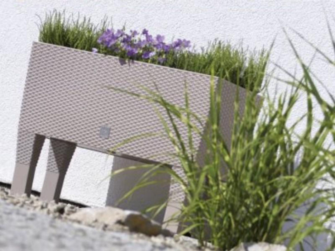 Prosperplast Rato Case DRTC600H Selbstbewässernder Blumenkasten in Rattan-Optik Anthrazit B: 60 cm, H: 46 cm, T: 25 cm - Bild 4