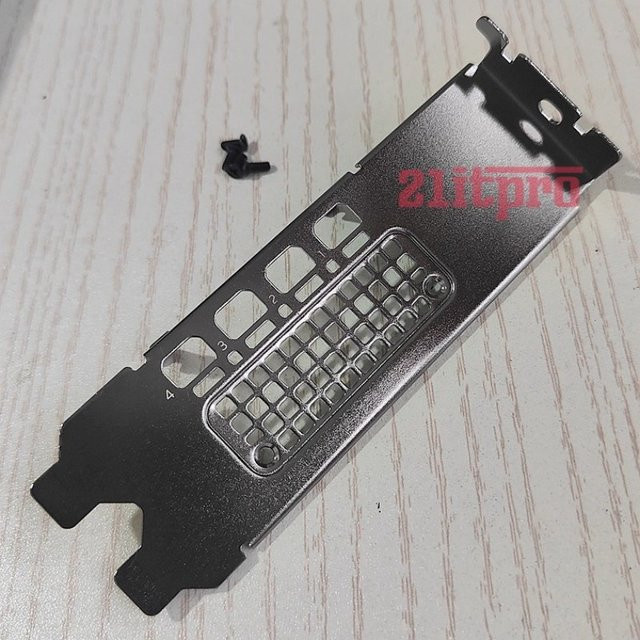 Nvidia IO Shield Back Plate Bracket für RTX2000 ADA SFF Grafikkarten in Silber - Bild 1