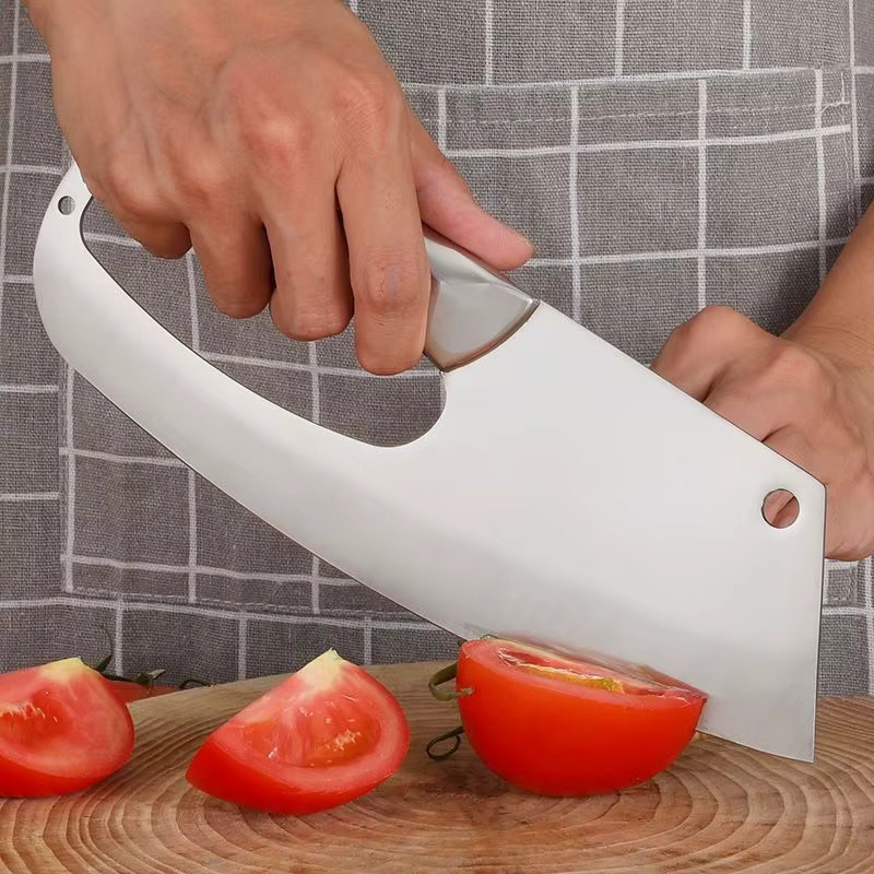 InLeung Cleaver aus Edelstahl in Silber als vielseitiges Küchenmesser für Fleisch, Gemüse und Fisch - Bild 2