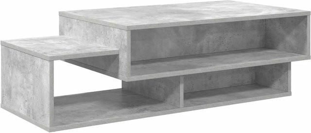 vidaXL Couchtisch modern in Betongrau aus Holzwerkstoff, B/T/H: 105 x 50 x 32,5 cm - Bild 1