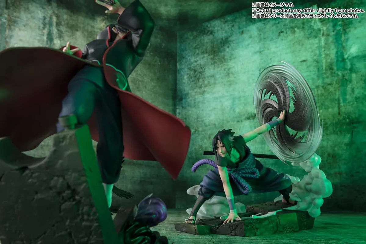 Figuarts ZERO Naruto Shippuden Uchiha Sasuke Mangekyo Sharingan Licht und Dunkelheit Komplettfigur aus Kunststoff, mehrfarbig, Höhe: 20 cm - Bild 2