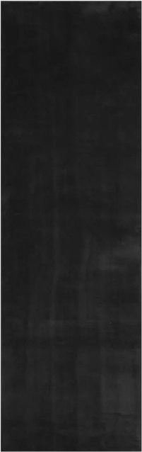 vidaXL Teppich HUARTE Kurzflor in Schwarz, weich, waschbar und rutschfest, B/T: 80 x 250 cm - Bild 1