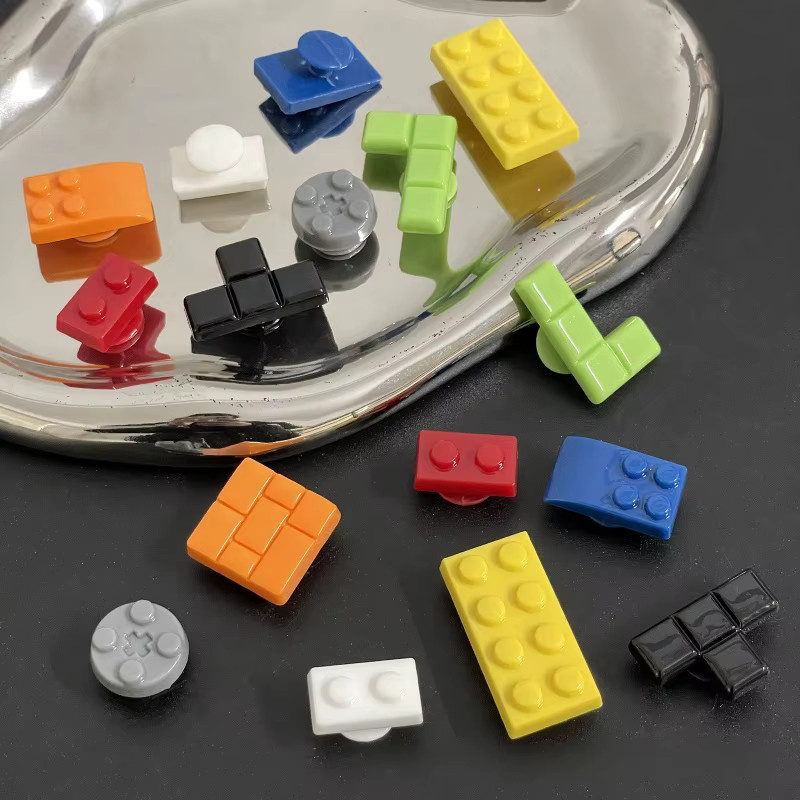 Bandai Schuhcharms-Set, Tetris-Stil, Unisex - Bild 3