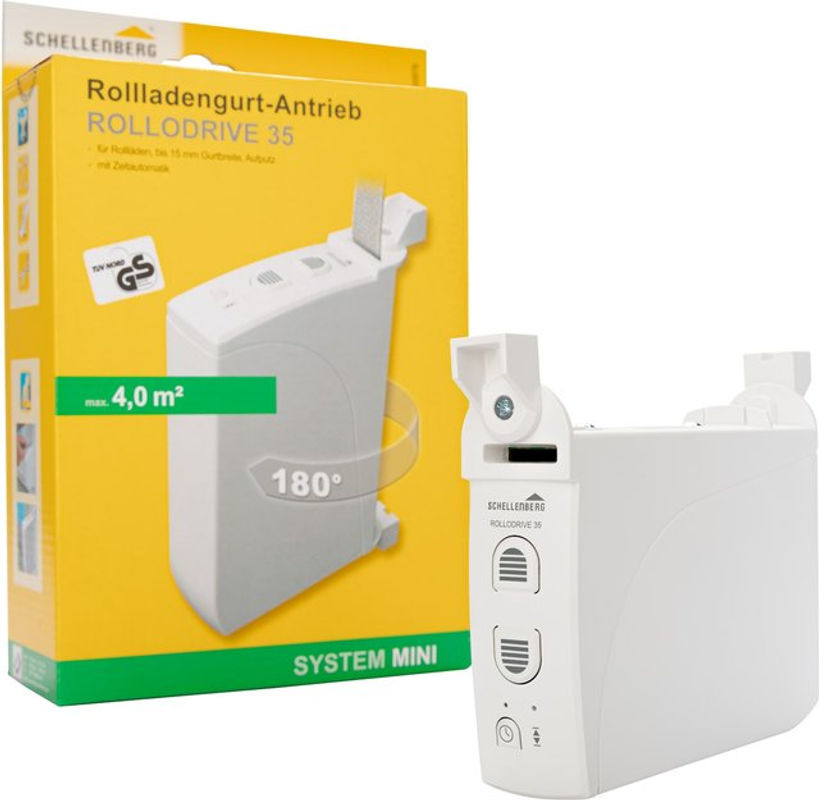 Schellenberg Rolladengurtantrieb RolloDrive 35 Aufputz in Weiss - Bild 2