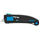 Martor Sicherheitsmesser Secupro Maxisafe mit dreiseitigem Schieber und Trapezklinge in Schwarz und Türkis - Bild 2