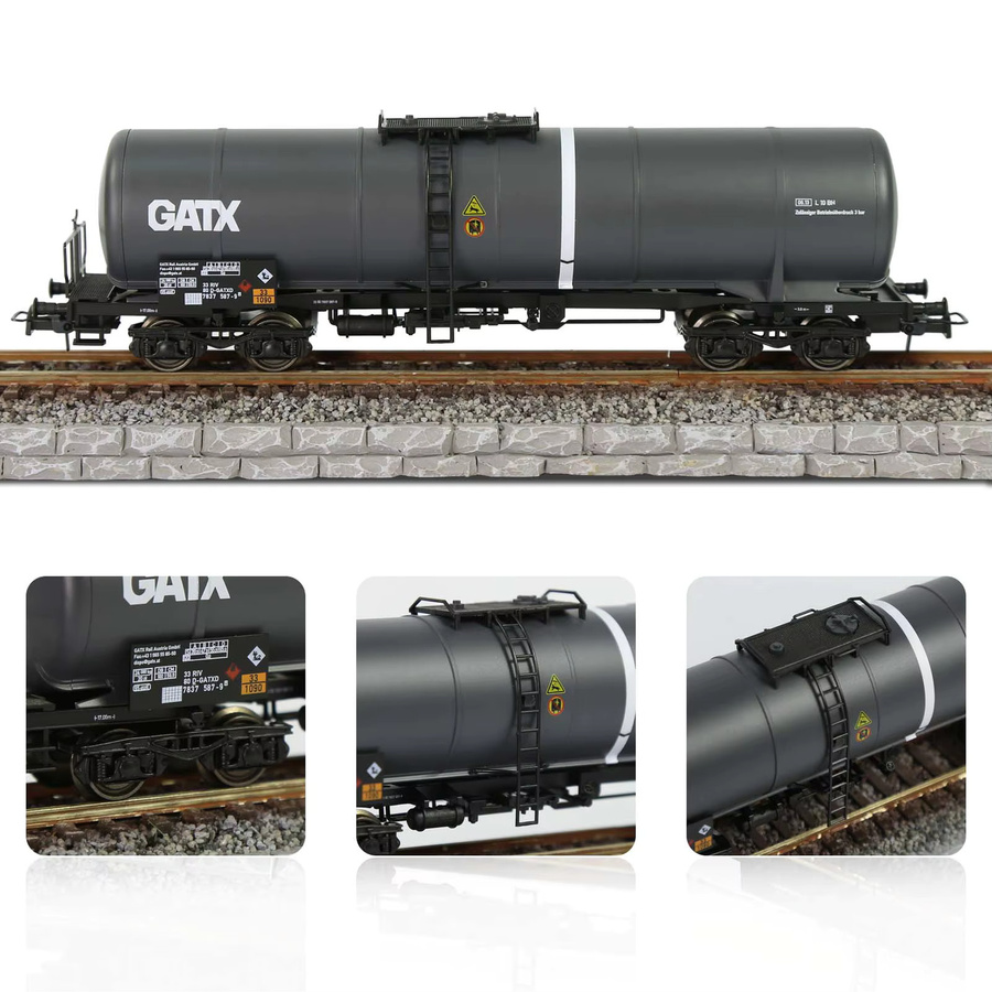 Evemodel Train Wagon Oil Tank Car, Modellbahn, 1:87 (Spur H0) - Bild 2