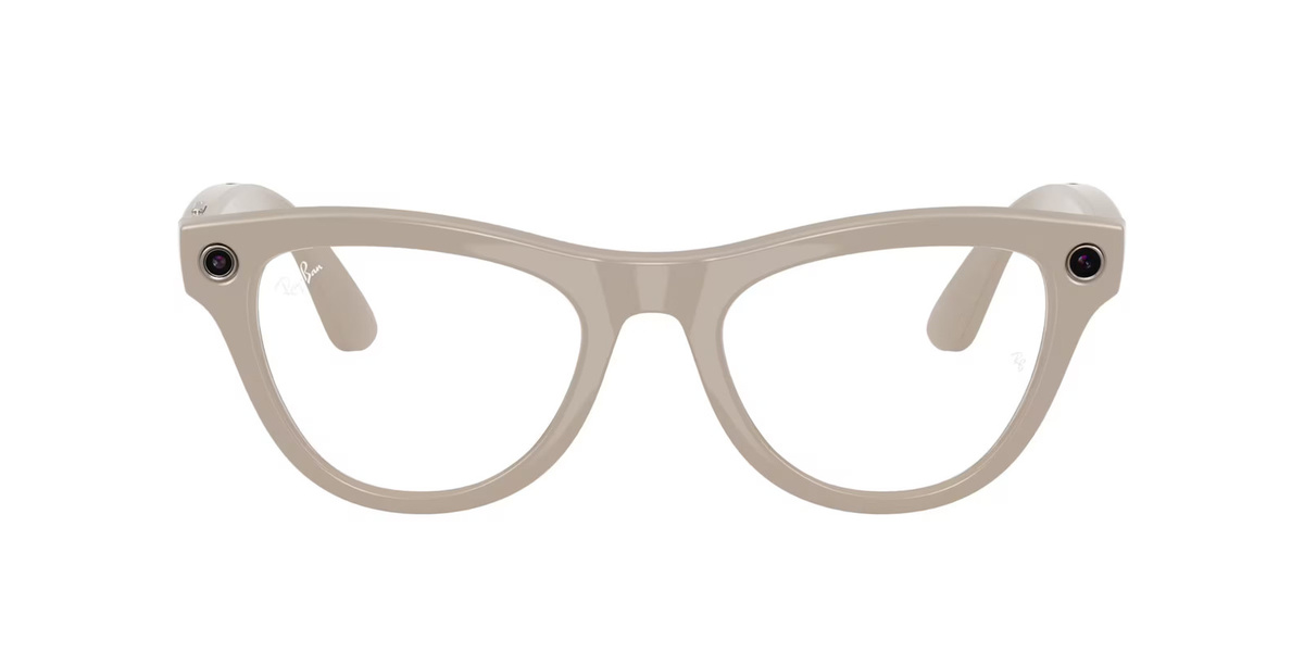 Ray-Ban Meta RW4014 SKYLER Gen 2 Smart Brille mit selbsttönenden Gläsern in Beige und Grau mit Bluetooth und Wi-Fi - Bild 1