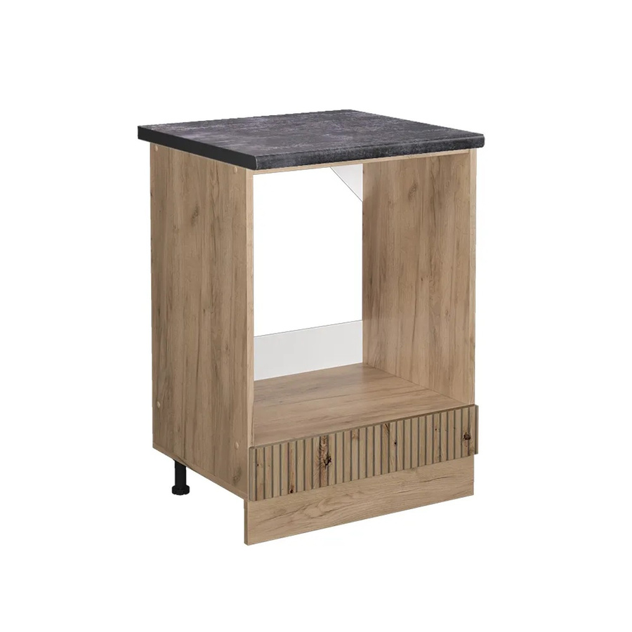 Vicco Herdumbauschrank R-Line in Artisan-Eiche und Anthrazit, Breite: 60 cm, Höhe: 81,6 cm, Tiefe: 60 cm - Bild 2
